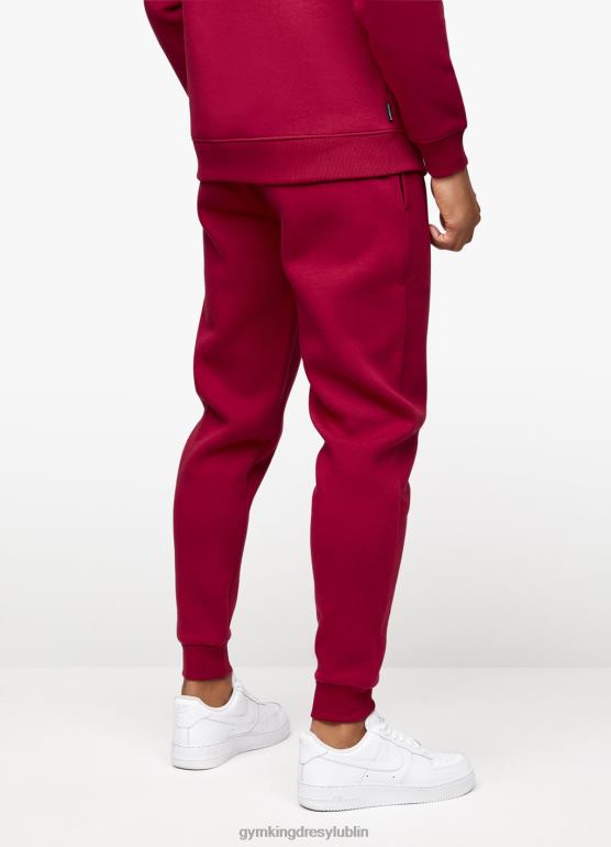 Gym King mężczyźni Podstawowy polarowy jogger TBB0Z297 odzież rabarbar czerwony