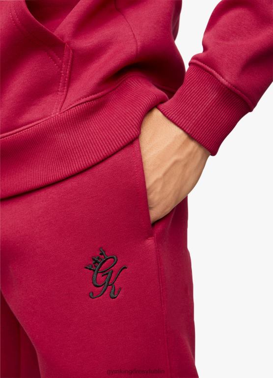 Gym King mężczyźni Podstawowy polarowy jogger TBB0Z297 odzież rabarbar czerwony