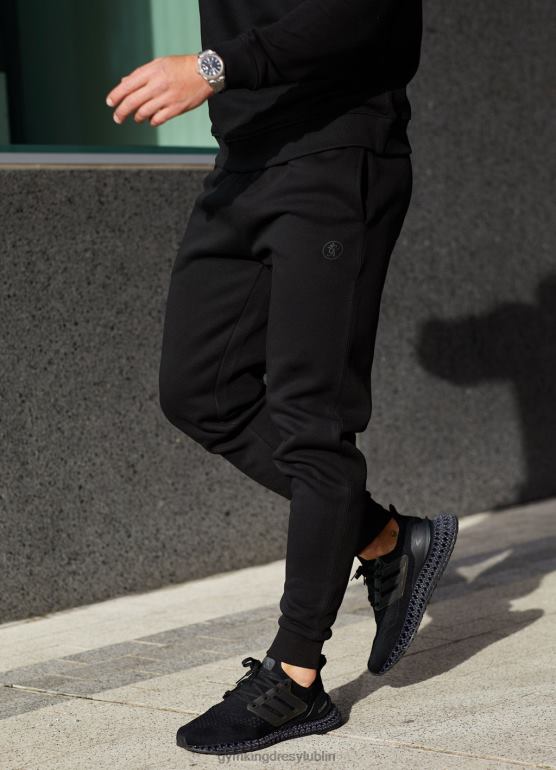 Gym King mężczyźni Polarowa jogger z logo Pro TBB0Z300 odzież czarny
