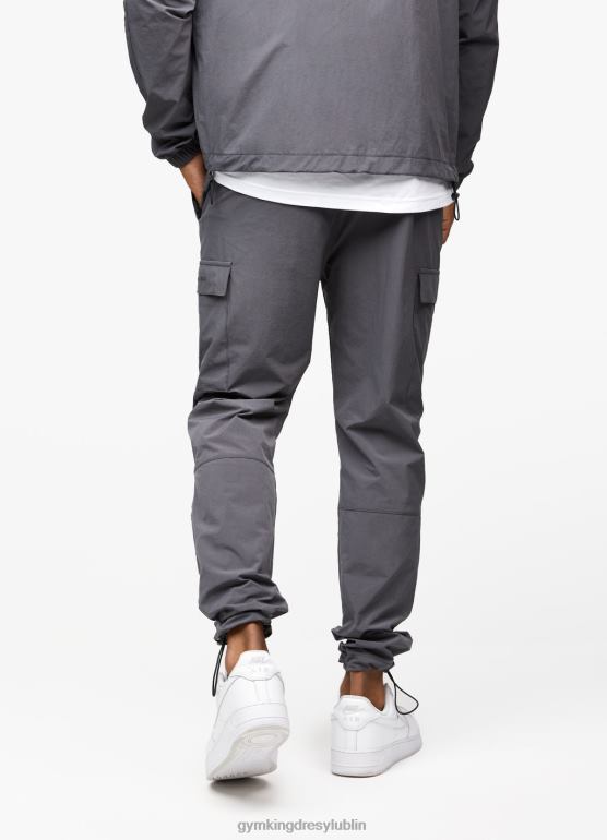 Gym King mężczyźni Użytkowe, tkane spodnie cargo TBB0Z290 odzież grafit