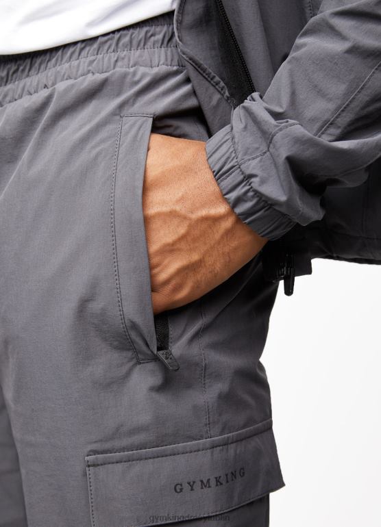 Gym King mężczyźni Użytkowe, tkane spodnie cargo TBB0Z290 odzież grafit