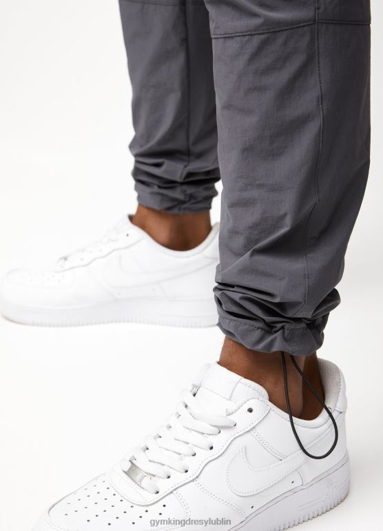 Gym King mężczyźni Użytkowe, tkane spodnie cargo TBB0Z290 odzież grafit