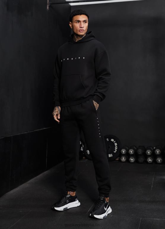 Gym King mężczyźni buntowniczy biegacz TBB0Z286 odzież czarny