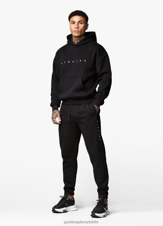 Gym King mężczyźni buntowniczy biegacz TBB0Z286 odzież czarny