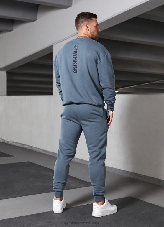 Gym King mężczyźni jogger Aventus TBB0Z277 odzież burzowy błękit