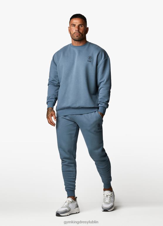 Gym King mężczyźni jogger Aventus TBB0Z277 odzież burzowy błękit