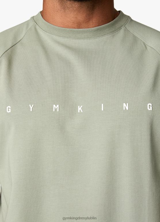 Gym King mężczyźni Koszulka buntu TBB0Z51 odzież miękkie khaki