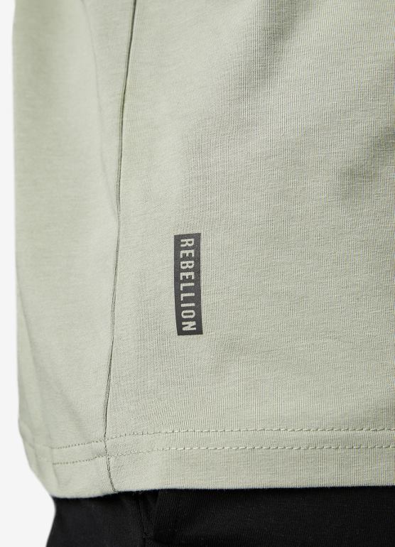 Gym King mężczyźni Koszulka buntu TBB0Z51 odzież miękkie khaki