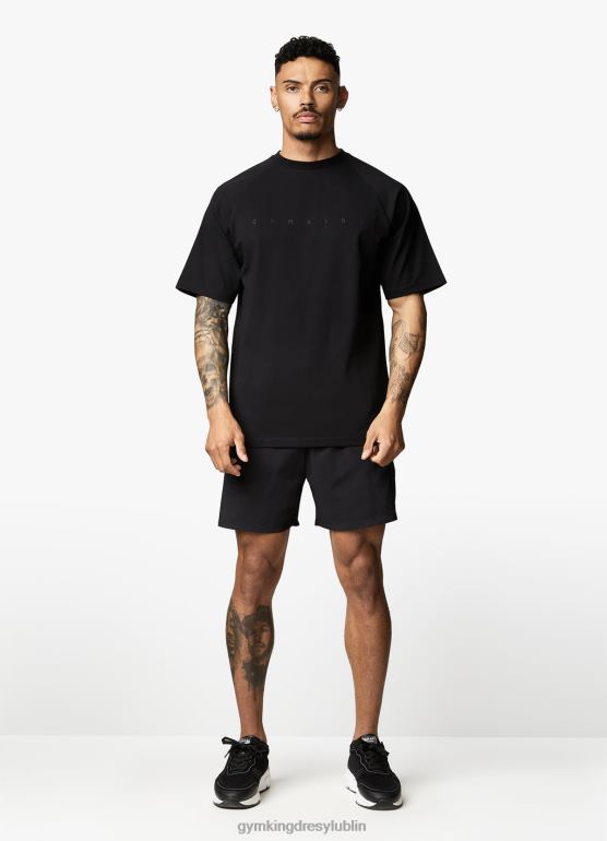 Gym King mężczyźni Koszulka buntu TBB0Z57 odzież czarny