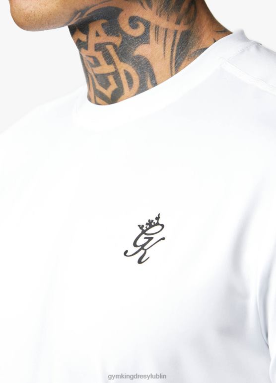 Gym King mężczyźni Koszulka z polietylenu 365 TBB0Z38 odzież biały