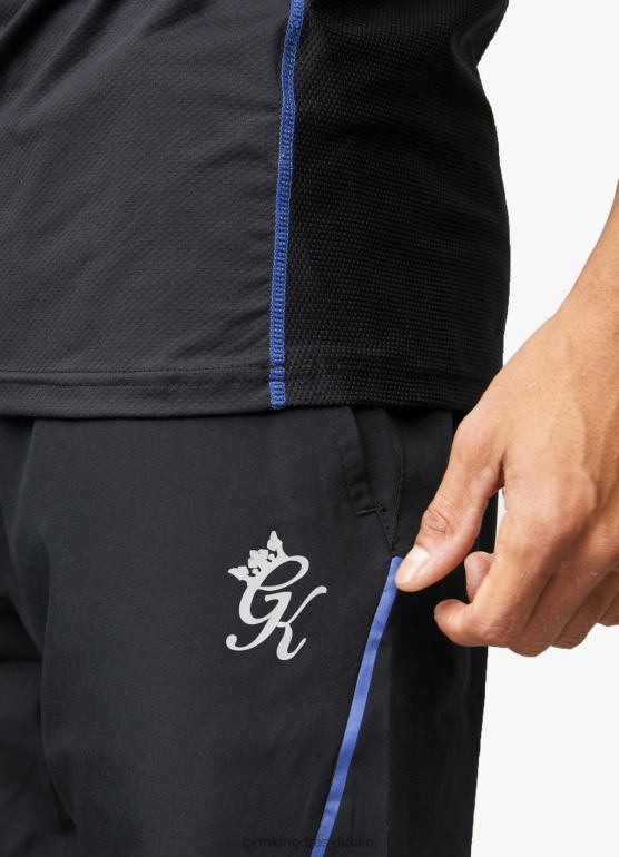 Gym King mężczyźni elastyczna koszulka TBB0Z33 odzież czarny