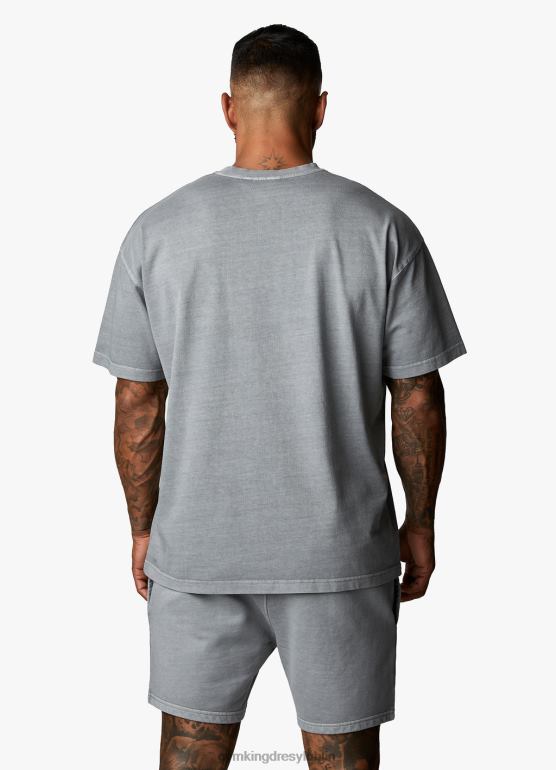 Gym King mężczyźni est. prana koszulka Legacy TBB0Z5 odzież wyprany szary