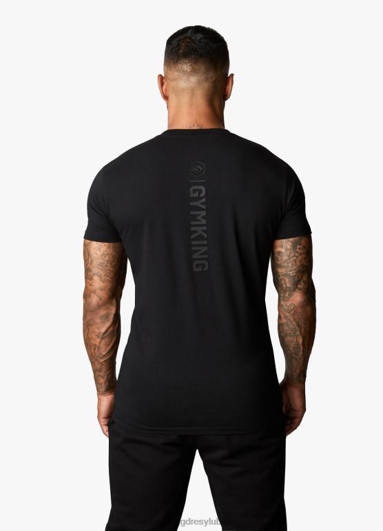 Gym King mężczyźni koszulka Aventusa TBB0Z11 odzież czarny