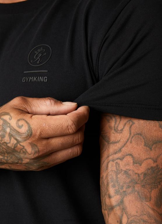 Gym King mężczyźni koszulka Aventusa TBB0Z11 odzież czarny