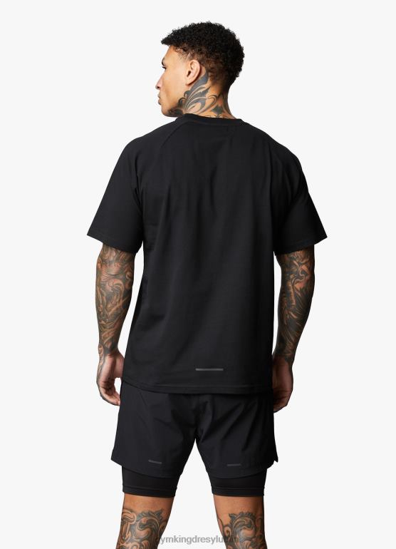 Gym King mężczyźni koszulka buntu TBB0Z44 odzież czarny