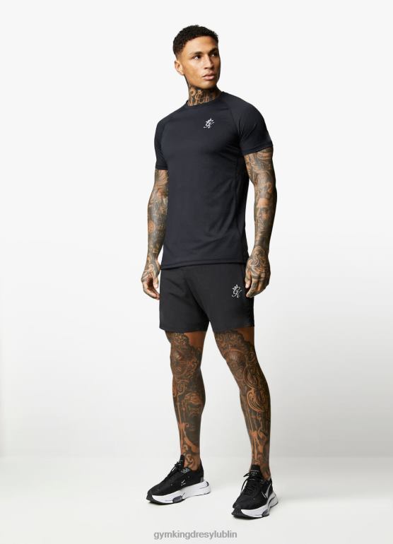 Gym King mężczyźni koszulka energetyczna TBB0Z22 odzież czarny
