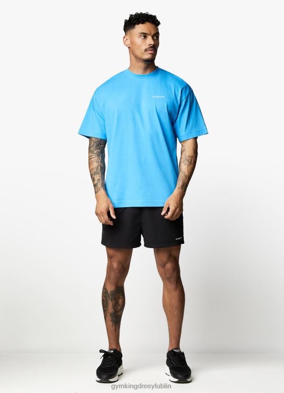 Gym King mężczyźni koszulka z liniowym łukiem TBB0Z76 odzież malibu niebieski