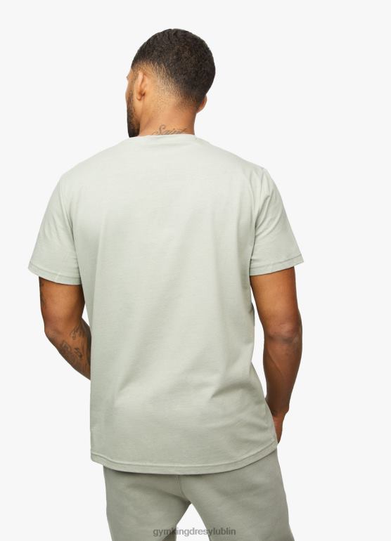 Gym King mężczyźni koszulka z logo pudełka TBB0Z19 odzież miękkie khaki