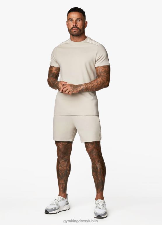 Gym King mężczyźni koszulka z podpisem TBB0Z55 odzież piasek