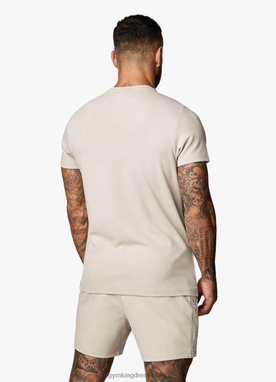 Gym King mężczyźni koszulka z podpisem TBB0Z55 odzież piasek
