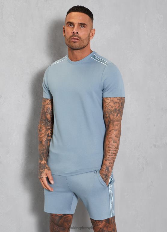 Gym King mężczyźni koszulka z podpisem TBB0Z68 odzież szałwia