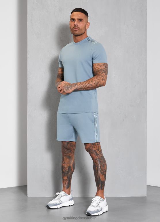 Gym King mężczyźni koszulka z podpisem TBB0Z68 odzież szałwia