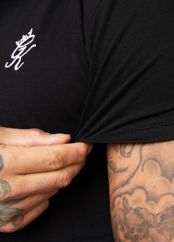 Gym King mężczyźni podstawowa koszulka z jerseyu TBB0Z27 odzież czarny