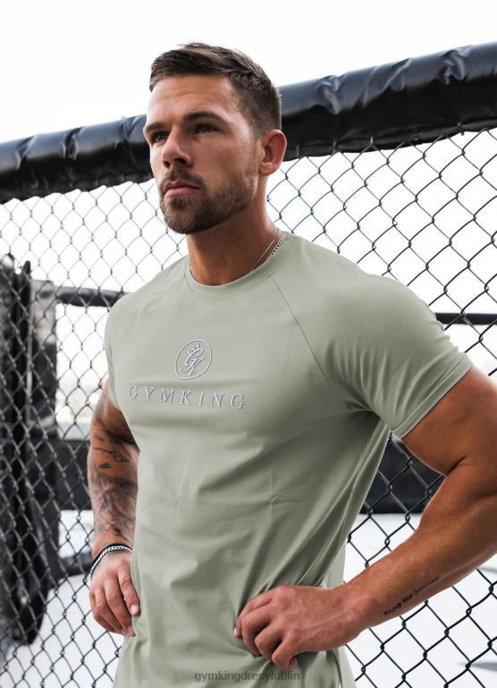 Gym King mężczyźni profesjonalna koszulka z jerseyu TBB0Z1 odzież miękkie khaki