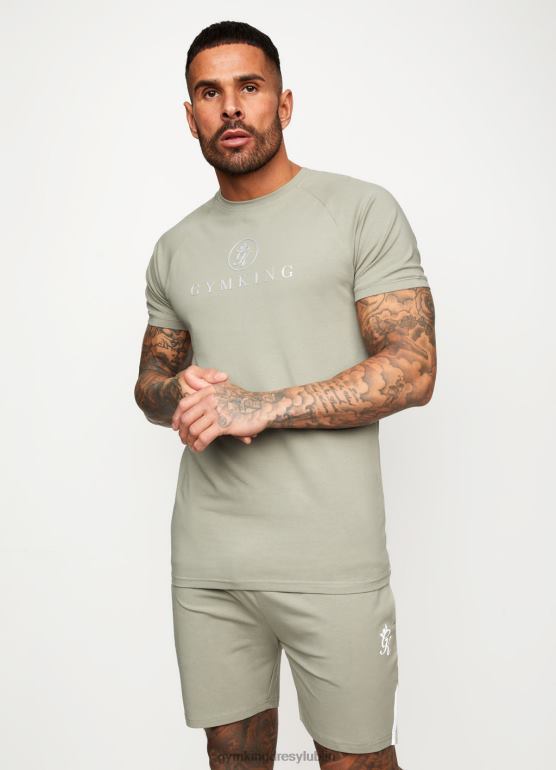Gym King mężczyźni profesjonalna koszulka z jerseyu TBB0Z1 odzież miękkie khaki