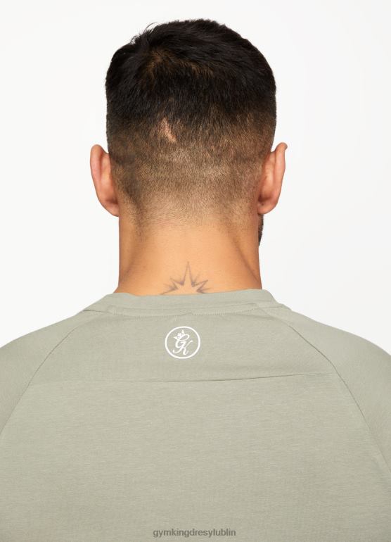 Gym King mężczyźni profesjonalna koszulka z jerseyu TBB0Z1 odzież miękkie khaki