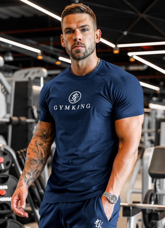 Gym King mężczyźni profesjonalna koszulka z jerseyu TBB0Z2 odzież błękit księżyca