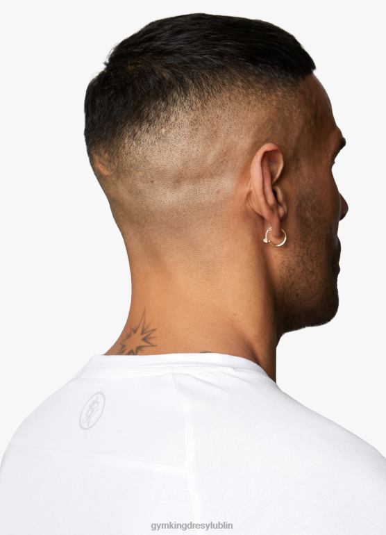 Gym King mężczyźni profesjonalna koszulka z jerseyu TBB0Z64 odzież biały