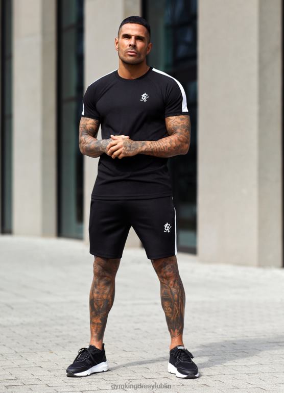 Gym King mężczyźni rdzeń plus koszulka z poliestru TBB0Z45 odzież czarny