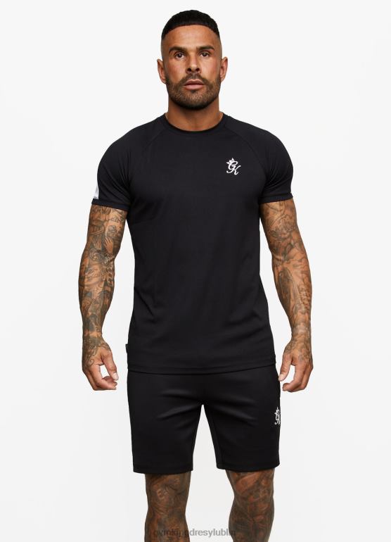 Gym King mężczyźni rdzeń plus koszulka z poliestru TBB0Z45 odzież czarny