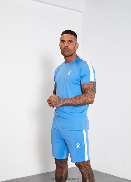 Gym King mężczyźni rdzeń plus koszulka z poliestru TBB0Z61 odzież azurowy niebieski