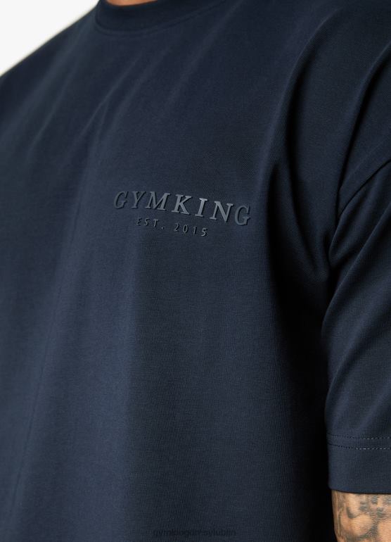 Gym King mężczyźni szacunkowa koszulka starszego typu TBB0Z48 odzież marynarka wojenna