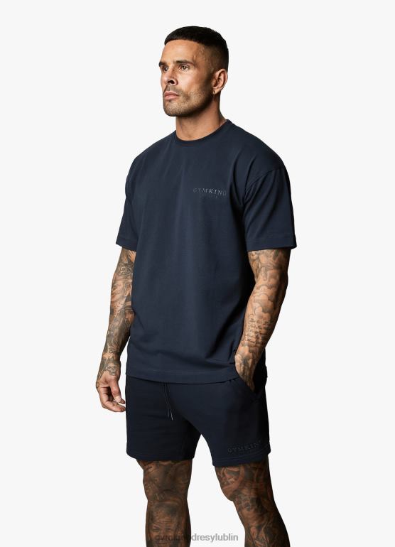 Gym King mężczyźni szacunkowa koszulka starszego typu TBB0Z48 odzież marynarka wojenna