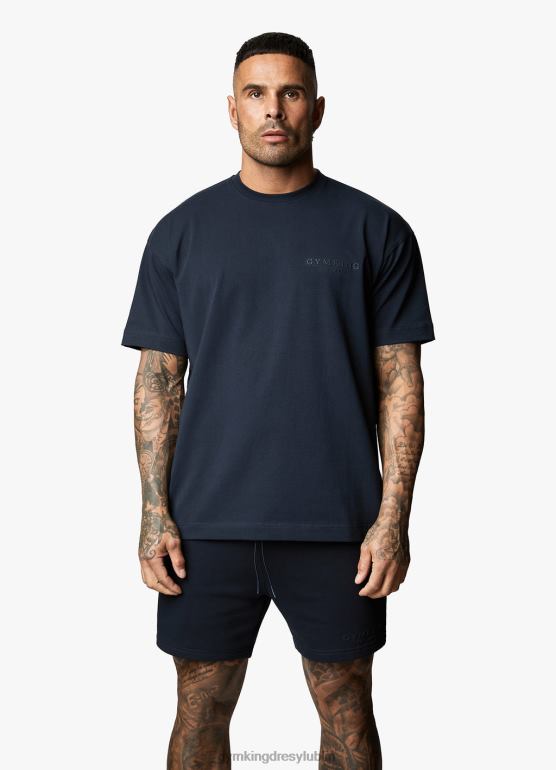 Gym King mężczyźni szacunkowa koszulka starszego typu TBB0Z48 odzież marynarka wojenna