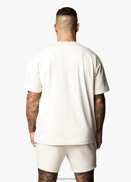 Gym King mężczyźni szacunkowa koszulka starszego typu TBB0Z49 odzież piasek