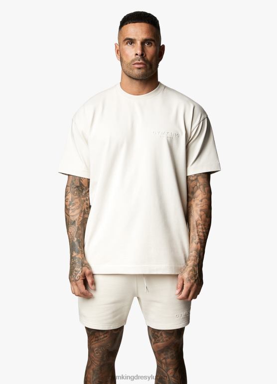 Gym King mężczyźni szacunkowa koszulka starszego typu TBB0Z49 odzież piasek