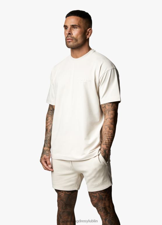 Gym King mężczyźni szacunkowa koszulka starszego typu TBB0Z49 odzież piasek