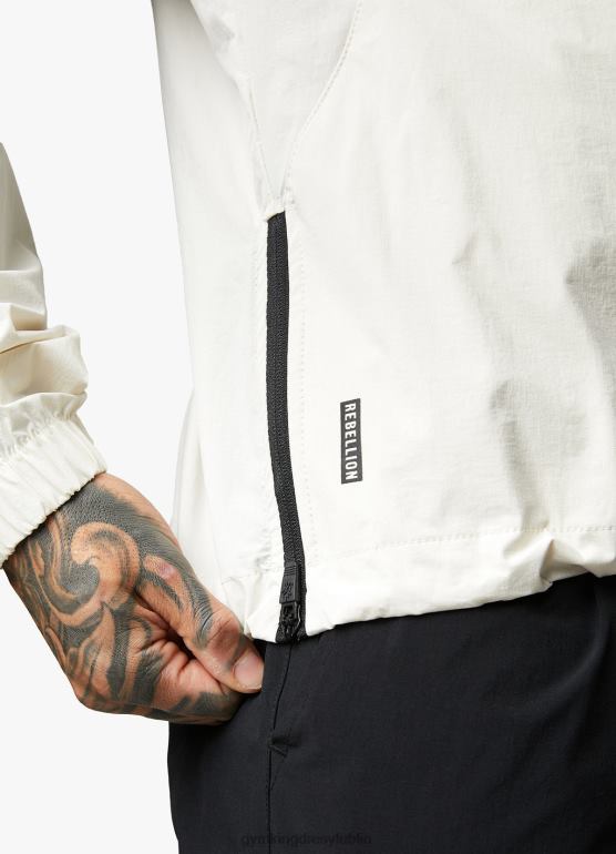 Gym King mężczyźni Kurtka zakładana przez głowę rebeliantów TBB0Z302 odzież antyczna biel