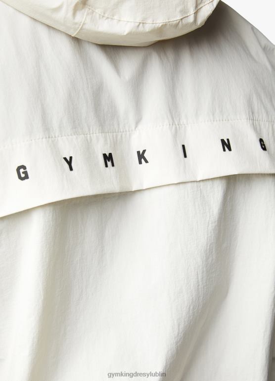 Gym King mężczyźni Kurtka zakładana przez głowę rebeliantów TBB0Z302 odzież antyczna biel