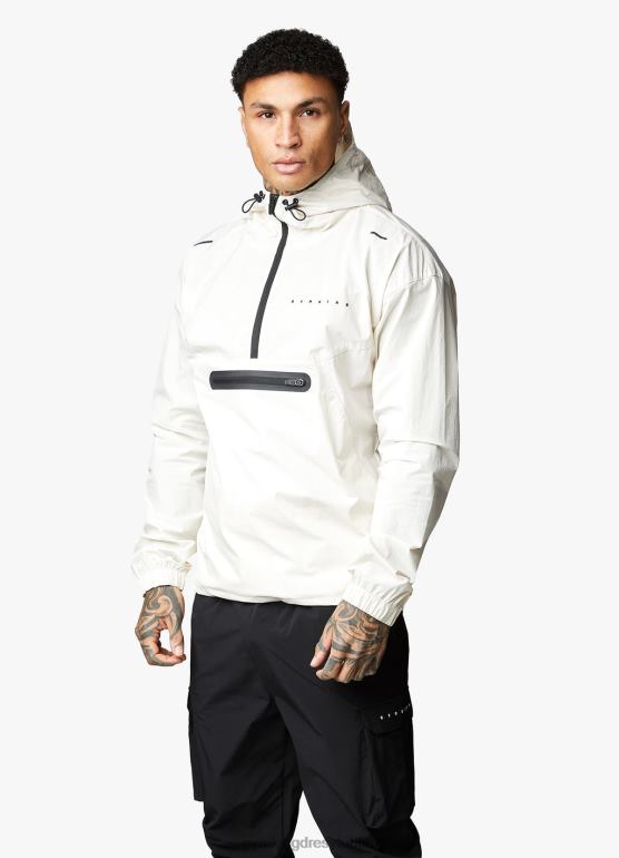 Gym King mężczyźni Kurtka zakładana przez głowę rebeliantów TBB0Z302 odzież antyczna biel