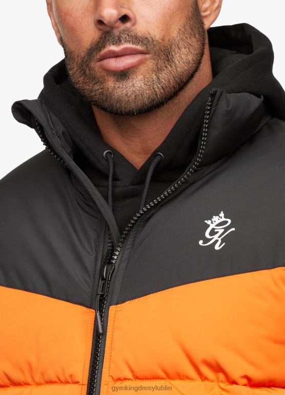 Gym King mężczyźni zdecydowany puchacz TBB0Z309 odzież czarny/pomarańczowy