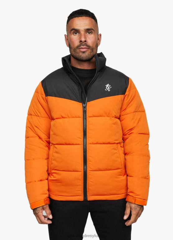 Gym King mężczyźni zdecydowany puchacz TBB0Z309 odzież czarny/pomarańczowy
