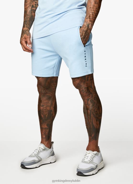 Gym King mężczyźni Blokada druku liniowego krótka TBB0Z119 odzież spokojny błękit