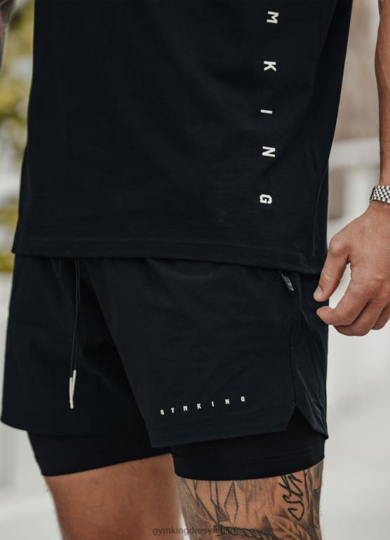 Gym King mężczyźni bunt 5'' krótki TBB0Z151 odzież czarny