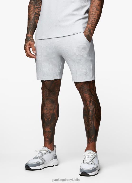 Gym King mężczyźni charakterystyczna, krótka tekstura TBB0Z147 odzież jasnoszary