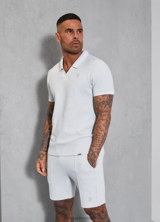 Gym King mężczyźni charakterystyczna, krótka tekstura TBB0Z147 odzież jasnoszary